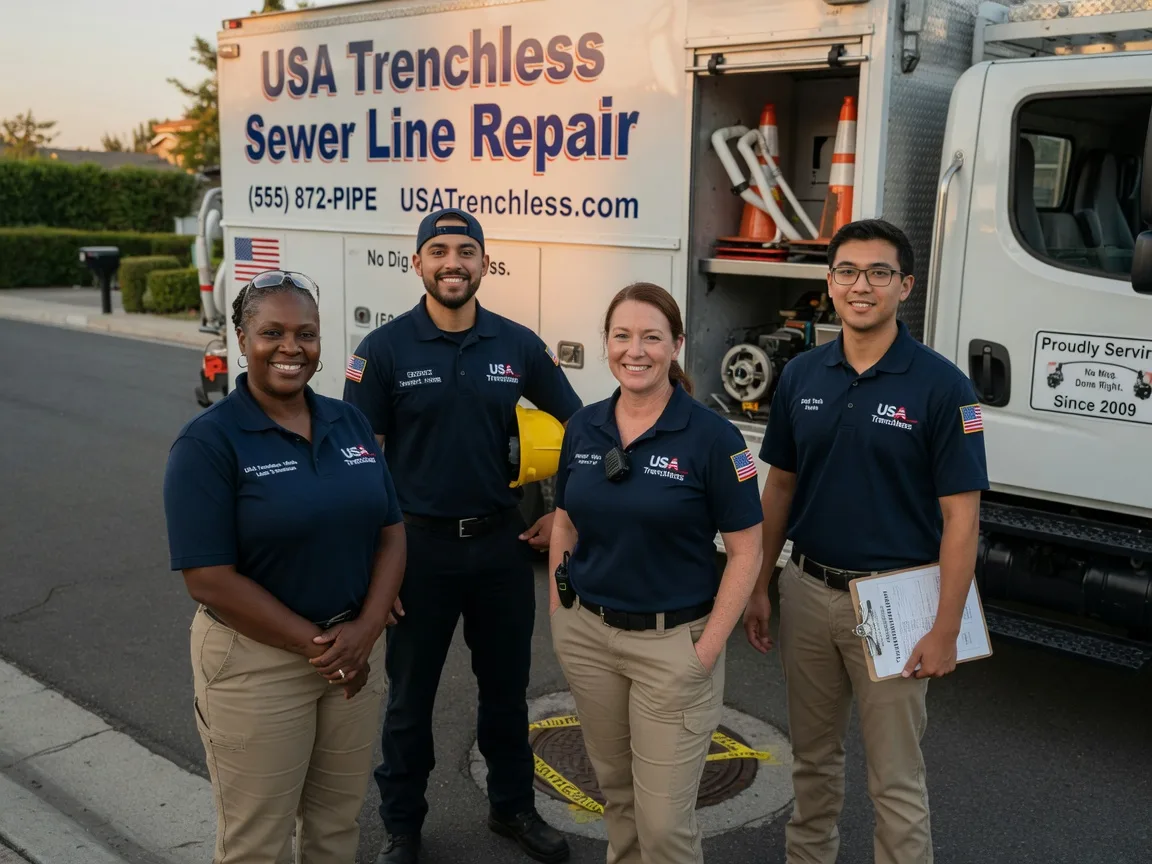 Sewer Line Repair company in Rufe, OK